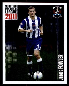 Panini Scottish Premier League 2011 - James Fowler Kilmarnock No. 313