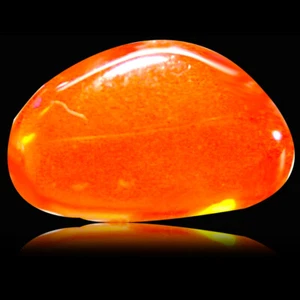 1.15 ct Wonderful AAA Fancy Cabochon Shape (10 x 6 mm) Red Red Fire Opal Stone - Picture 1 of 1
