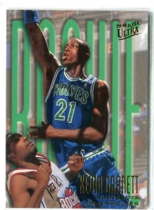 Tarjeta de novato Ultra Kevin Garnett RC 1995-96 #274 HOF T-WOLVES CELTICS NETS - Imagen 1 de 1