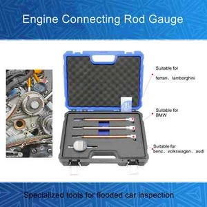Asta di collegamento motore calibro compagnia assicurativa strumento ispezione auto allagata - Foto 1 di 6