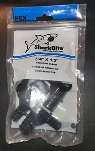 SharkBite UP274A5 5-Pack 3/4" x 1/2" PEX Reducing Elbows, NEW Sealed!!! - Picture 1 of 2