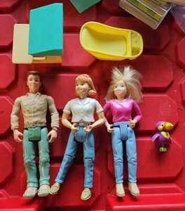 Fisher Price Loving Family Dollhouse Man Woman Accessories CC - Picture 1 of 7
