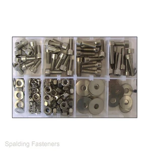 Assorted A2 Stainless Steel Socket Cap Allen Key Screws + Nuts & Washers - Picture 1 of 4