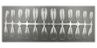 Special Fullcover Mandel Tips (1 VE= 24 Tips) transparent. Press on Tips - Bild 1 von 2