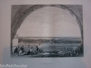 Original Antiquarian Engraving: Damascus in Syria c1855-Victorian Antique Print - Picture 1 of 1