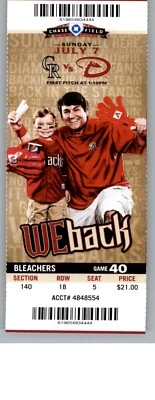 Boleto Rockies vs Arizona Diamondbacks 24/05/2013 - Paul Goldschmidt 2H/1R Foto 1 de 2