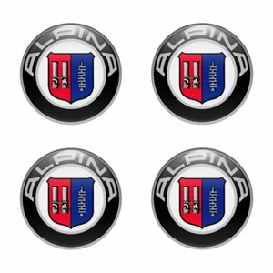 Set of 4 Alpina Wheel Center Cap Emblems for Alpina Style Wheels on rollingimage - Picture 1 of 1