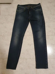 Jeans uomo marca GAS colore blu scuro modello Albert forma Slim - Foto 1 di 10