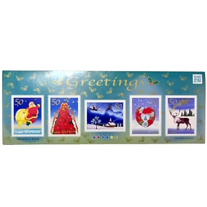 Postal Stamps 2010 Winter Greeting (Green) Japan Finland full sheet Never Hinged - Picture 1 of 5