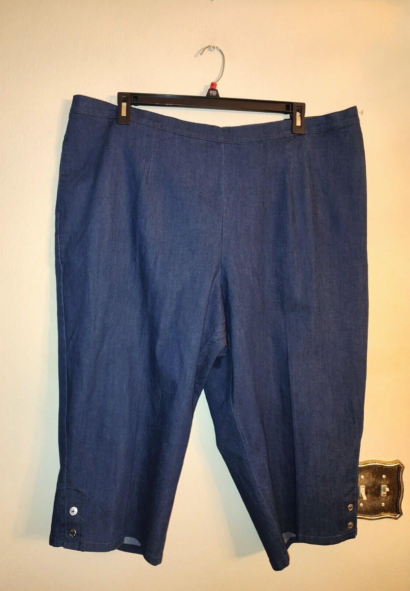 Dunner Clothing Alfred Dunner Pull On Jeans Womens Elastic Waist