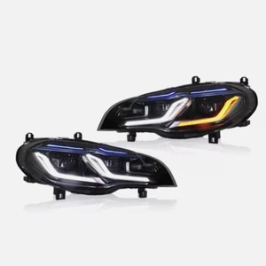 LED Headlamps Set For BMW X5 E70 2007-2013 HID Projector DRL Replace Headlights - Picture 1 of 10