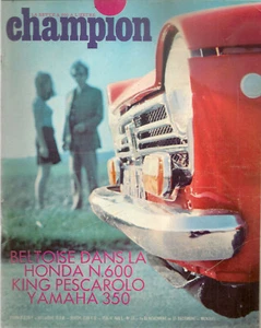 CHAMPION 23 1967 HONDA N600 HENRI PESCAROLO YAMAHA 350 LES 100KM DE MONZA - Imagen 1 de 2