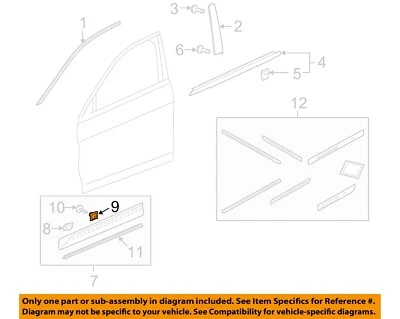 Оригинальный фиксатор бокового отсека HONDA 10-23 Accord Crosstour 75316TP6A01 - Изображение 1 из 2