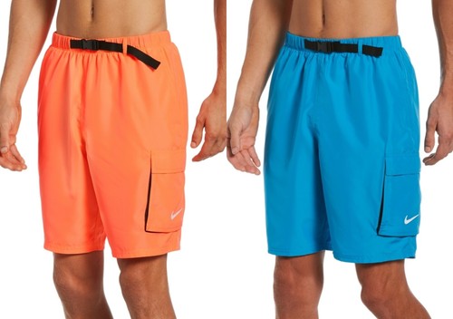 Pantaloncini da volley confezionabili con cintura da bagno Nike da uomo nuovi taglia e colore a scelta prezzo consigliato $62