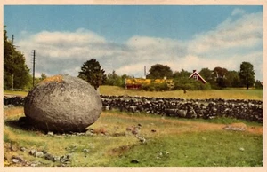 Suecia Langlot Jättinnans Sten Folkeslunda Långlöt Postal de Colección B84 - Imagen 1 de 2