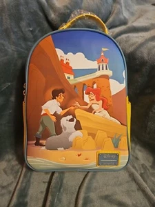 Mini Mochila Bolso Cartera Loungefly Disney La Sirenita Ariel & Eric Beach - Imagen 1 de 2