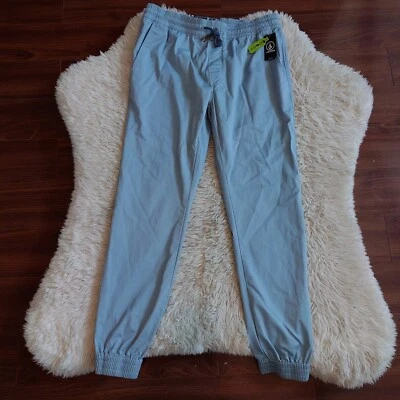 Volcom Mens Frickin Slim Joggers Size Large Color Gray Blue NWT - Image 1 of 4