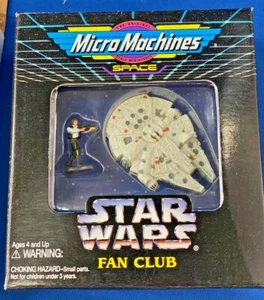 Star Wars Fan Club Micro Machines Han Solo Millennium Falcon Exclusive - Picture 1 of 12