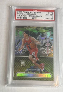 2014 Panini Excalibur Crusade Camouflage #179 Doug McDermott RC Psa 10 POP 1 - Picture 1 of 2
