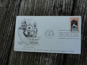 1969 California Settlement First Day Issue Envelope FDC Scott #1373 - Picture 1 of 3