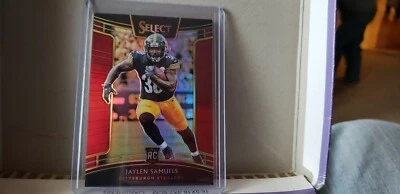 Jaylen Samuels select red RC #9 #d 65/99 MINT** - Image 1 of 2