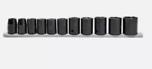 HUSKY 1/2 In. Drive Standard Metric Impact Socket Set (11-Piece) - Picture 1 of 4