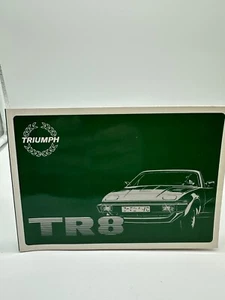 1980-1981 Triumph TR8 Owners Manual Owner User Handbook Instruction Guide Book - Picture 1 of 5