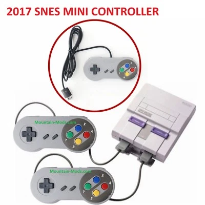 2x NEW 2019 MINI Super Nintendo SNES System Console Controller 6FT Control Pad - Image 1 of 4