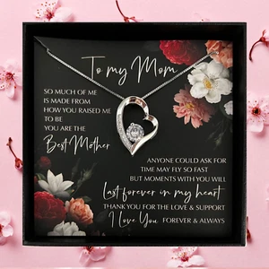 To My Mom Necklace, Mother'S Day, I Love Mom Birthday Gift for Mama - Picture 1 of 12