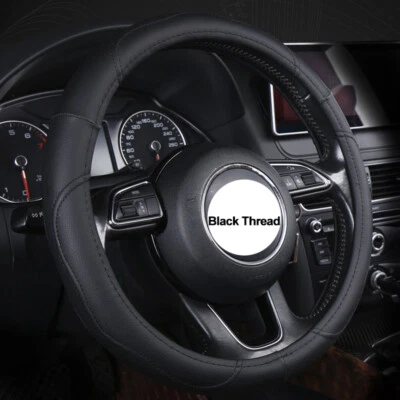 Car Steering Wheel Cover Wrap For Volkswagen VW Tiguan 2007-2015 Bora Jetta CC - Image 1 of 4