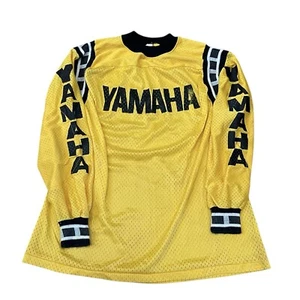 Vintage Yamaha Mesh Jersey Shirt Gr. Large Made In USA 70er - Bild 1 von 4