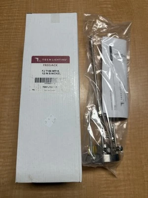 Tech Lighting Free Jack FJ T156 MR16 12” Satin Nickel Part # 700FJ15612S ( NEW!) - Image 1 of 4