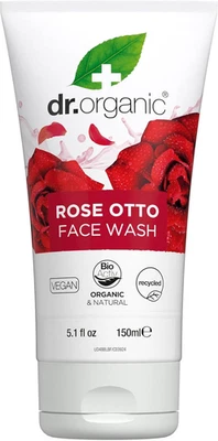 Dr Organic Rose Otto Face Wash, Cleansing, Mature Skin, Mens, Womens, Natural, V - image 1 of 4