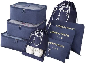 Set Di Organizer per Valigie, 8 in 1 Organizer Valigia, Viaggio Accessori Utili, - Foto 1 di 12