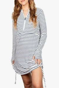Banana Boat UPF 50 Langarm Etuikleid Sommerkleid 2XL Neu mit Etikett marine weiß Streifen Strand - Bild 1 von 11