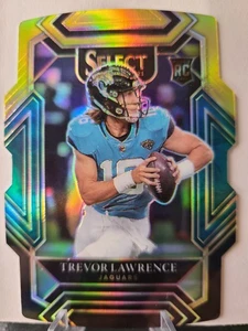 Trevor Lawrence 2021 Panini Select #243 Green Yellow Die-Cut Rookie RC Jaguars - Picture 1 of 2