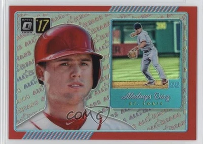 2017 Panini Donruss Optic All Stars Red Prizm /99 Aledmys Diaz #AS15 - Image 1 of 2