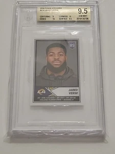 2024 Panini Stickers 514 Jared Verse Bgs 9 5 Rookie Sticker RS - Picture 1 of 2