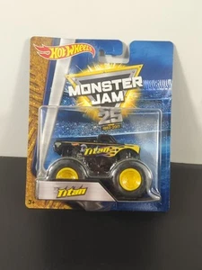 Hot Wheels Monster Jam 25th Anniversary Titan Yellow 1:64 New In Box Mattel - Picture 1 of 14