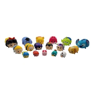 Tsum Tsum Vinyl Figure Lot of 18 Disney Mini Small Large Perry Mickey Lady Hiro  - Picture 1 of 13