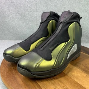 Nike ACG Air Foamposite Boot Shoe Men 10.5 'Metallic Gold' Zip Shroud SEPERATION - Picture 1 of 19