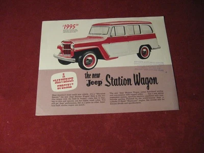 1959 Jeep Willys Station Wagon Sales Brochure Booklet Catalog Old Original - Image 1 of 2