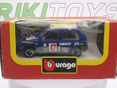 Fiat Panda 141 Rally Burago 1/43 Blu 1980 - Immagine 1 di 3