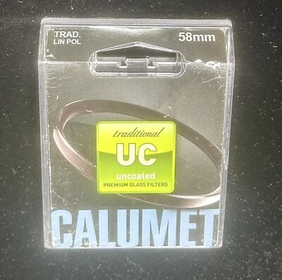 Calumet 58mm Lense Filter Trad Lin Pol - Image 1 of 3