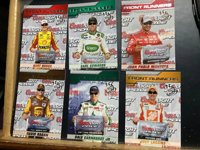 2012 Press Pass NASCAR lot of 6 Front Runners cards #71, 72, 73, 74, 75, 79 - Image 1 of 4