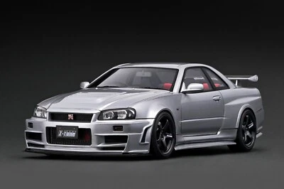 Ignition Model Nismo R34 GT-R Z-Tune Silver 1/18. IG3224 - Immagine 1 di 3