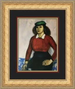 Marc Chagall Portrait Of The Artist's Sister Custom Framed Print - Picture 1 of 2