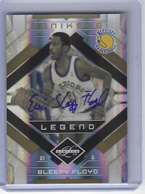2009 Panini Limited Monikers Gold Sleepy Floyd 19/25 #117 Golden State Warriors - Image 1 of 2