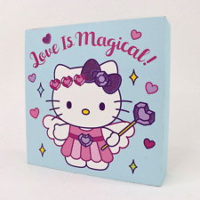 Hello Kitty “ Love is Magical” Licensed By Sanrio Wooden Wall Decor 6" x 6"