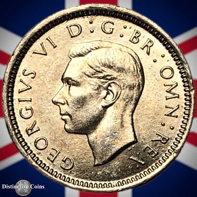 Gran Bretaña 1943 tres peniques GB2354 Foto 1 de 2